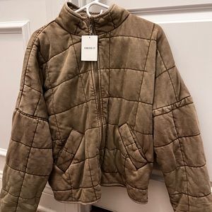 Forever 21 Womens Quilted Jacket Brand New